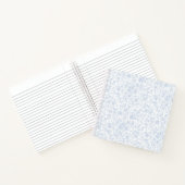 Elegant White Floral Hibiscus Daisies Pattern | Notitieboek (Binnen)