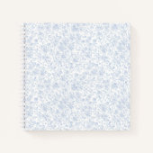 Elegant White Floral Hibiscus Daisies Pattern | Notitieboek (Voorkant)