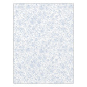 Elegant White Floral Hibiscus Daisies Pattern | Tafelkleed (Voorkant)