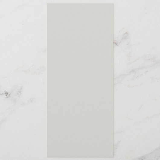 Elegant White Floral | Sage Mint Weddenrennen Menu (Achterkant)