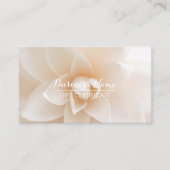 Elegant White Floral Salon Gift Certificate Kortingskaartje (Voorkant)