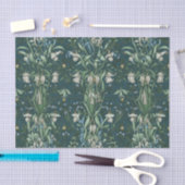 Elegant White Floral Tissuepapier (Craft)
