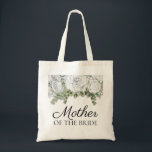 Elegant White Floral Wedding Moeder van Bride Tote Bag<br><div class="desc">Mooie en elegante witte bloemen moeder van de Bride bruiloft canvas tas. Neem contact met ons op voor hulp bij het aanpassen of aanpassen van producten.</div>