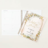 Elegant White Floral Wedding Planner (Display)