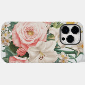 Elegant White Flowers Case-Mate iPhone Case (Achterkant (horizontaal))