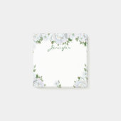Elegant White Flowers Post-it® Notes (Voorkant)