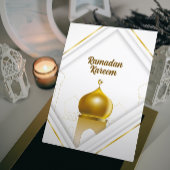 Elegant White | Gold Dome | LIJST | Islamitisch Kaart