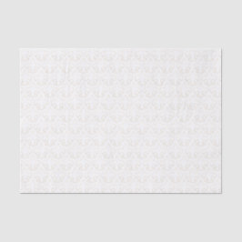 Elegant White & Gold Fleur De Lis-weefselpapier Tissuepapier
