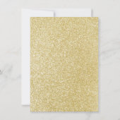 ELEGANT WHITE GOLD FLORAL GLITTER BEWAART DE DATUM (Achterkant)