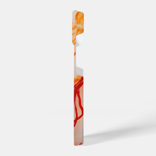 Elegant White & Gold Marble Pattern iPhone Hoesje (Linkerkant)