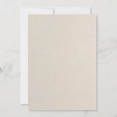 Elegant White Gold Roos Floral Wedding Kaart (Achterkant)