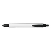 Elegant White Golden Typography Writing Pen (Achterkant)