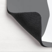 Elegant White Gown on Grey - Stijlvol Eenvoudig de Muismat (Hoek)