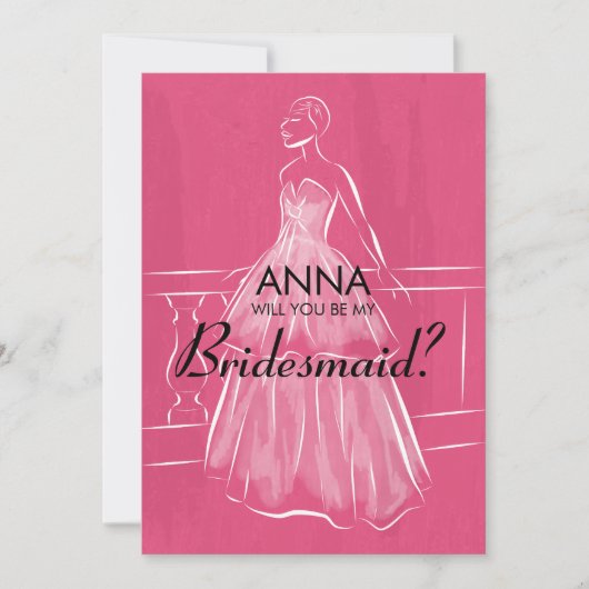 Elegant White Gown, word je m'n briefkaart (Voorkant)