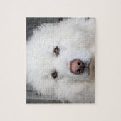 Elegant White Great Pyreneeën Dog Puzzle Legpuzzel (Verticaal)