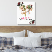 Elegant White Heart Shaped Gift for Moederdag Canvas Afdruk (Insitu (Slaapkamer))