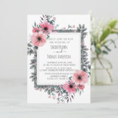 ELEGANT WHITE INVITE KAART (Staand voorkant)