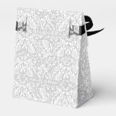 Elegant White Lace Bedankdoosjes (Achterkant)