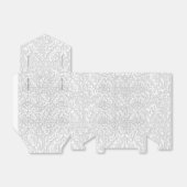 Elegant White Lace Bedankdoosjes (Uitgevouwen)