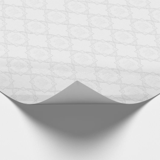 Elegant White Lace Cadeaupapier (Hoek)