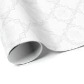 Elegant White Lace Cadeaupapier (Rol Hoek)