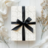 Elegant White Lace Cadeaupapier