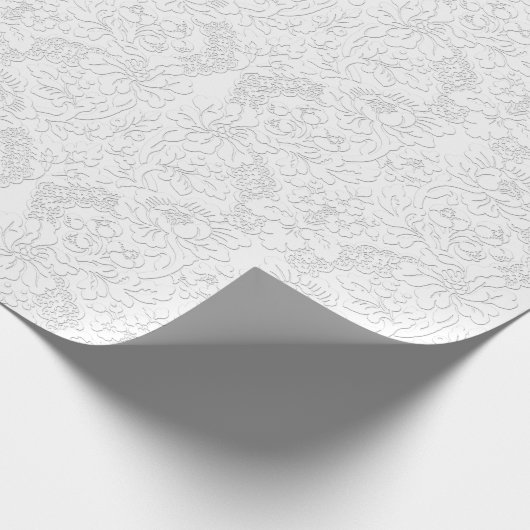 Elegant White Lace Cadeaupapier (Hoek)