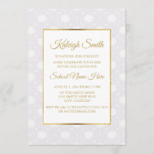 Elegant White Lace en Gold Trunk Party nodigt uit