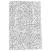 Elegant White Lace Medium Cadeauzakje (Voorkant)