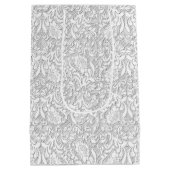 Elegant White Lace Medium Cadeauzakje (Achterkant)