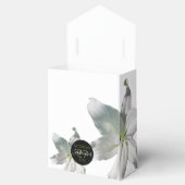 Elegant White Lilies Wedding Bedankdoosjes (Geopend)