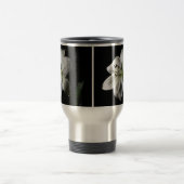 Elegant White Lily Travel Mug Reisbeker (Center)