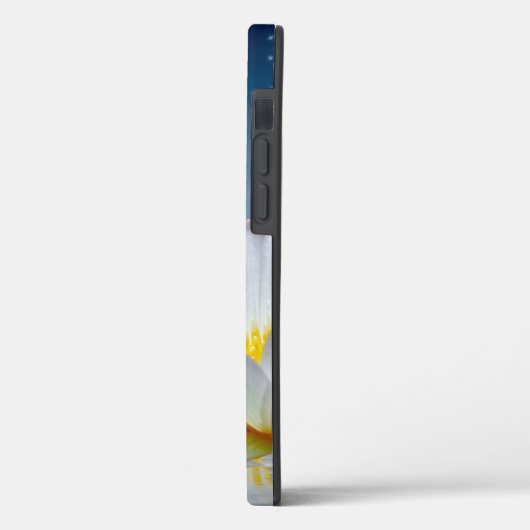 Elegant White Lotus Blue Case-Mate iPhone Case (Achterkant / Links)