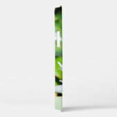 Elegant White Lotus Flower Name Persoonlijk Case-Mate iPhone Case (Achterkant / Rechts)