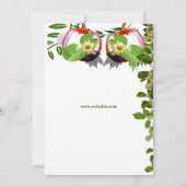 Elegant White Lotus Pumpkins Thanksgiving Dinner Kaart (Achterkant)