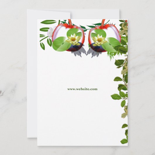 Elegant White Lotus Pumpkins Thanksgiving Dinner Kaart (Achterkant)