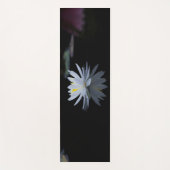 Elegant White Lotus, zwart Yogamat (Voorkant)