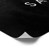 Elegant White Magnolia Wedding Welcome Poster Sign (Hoek)