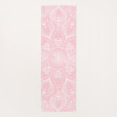 Elegant White Mandala Roze Design Yogamat (Achterkant)