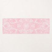 Elegant White Mandala Roze Design Yogamat (Voorkant (horizontaal))