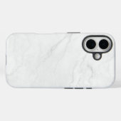 Elegant White Marble Case-Mate iPhone Case (Achterkant (horizontaal))