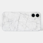 Elegant White Marble Case-Mate iPhone Case (Achterkant (horizontaal))