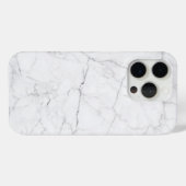 Elegant White Marble Case-Mate iPhone Case (Achterkant (horizontaal))