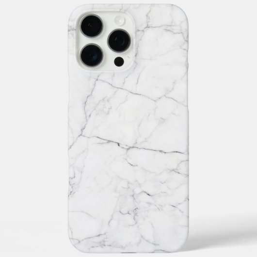 Elegant White Marble  Case-Mate iPhone Case (Achterkant)