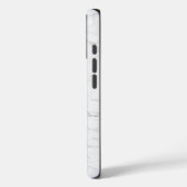 Elegant White Marble Case-Mate iPhone Case (Achterkant / Links)