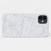 Elegant White Marble Case-Mate iPhone Case (Achterkant (horizontaal))