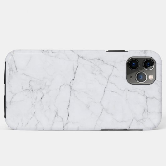 Elegant White Marble Case-Mate iPhone Case (Achterkant (horizontaal))