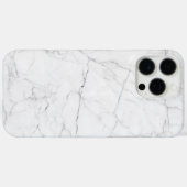 Elegant White Marble Case-Mate iPhone Case (Achterkant (horizontaal))
