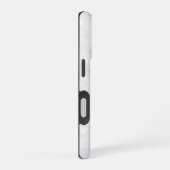 Elegant White Marble iPhone 16 Hoesje (Rechterkant)
