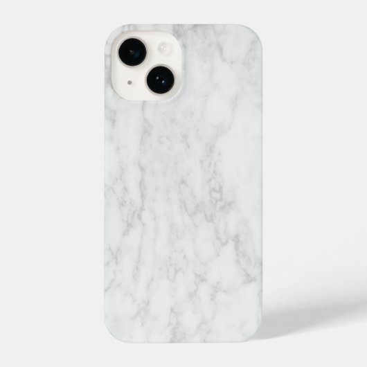 Elegant White Marble iPhone Hoesje (Achterkant)